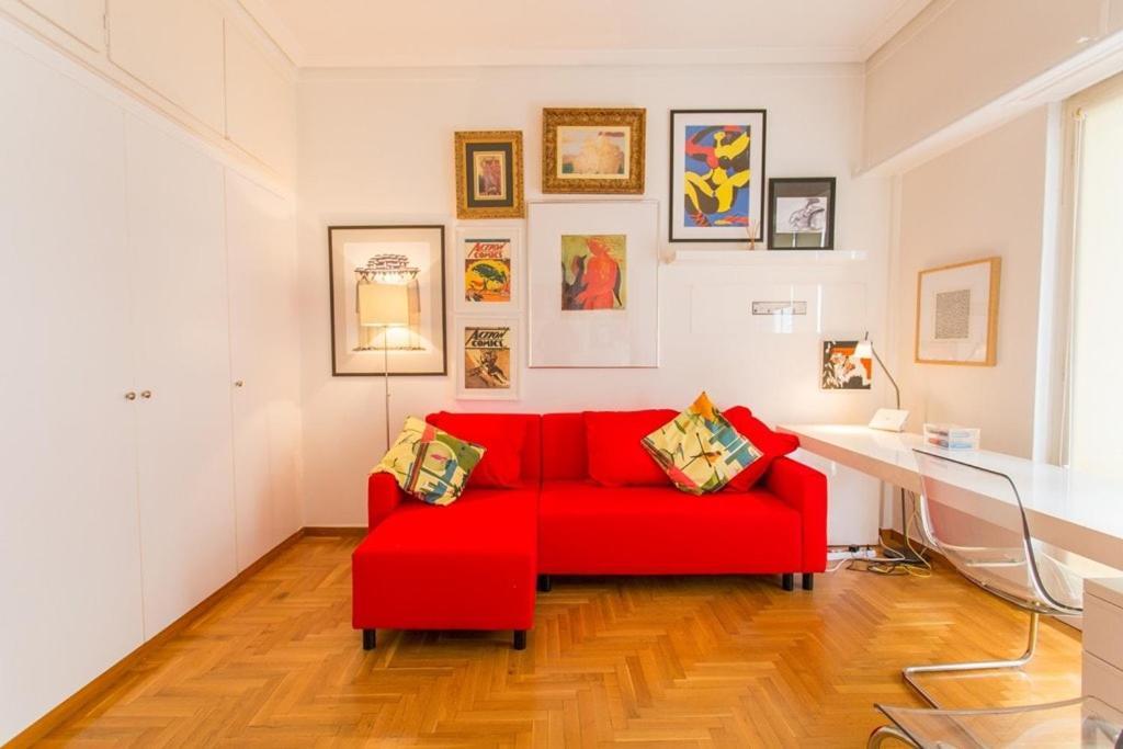 A Cozy Apt In Kolonaki Of Athen Eksteriør billede
